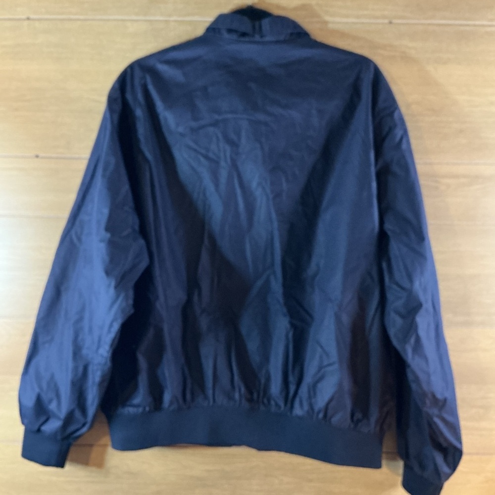 Members Only Black Men’s Large Zip Bomber Jacket - Picture 4 of 4